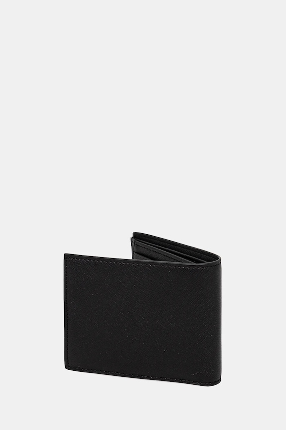 BOSS portafoglio in pelle Zair_Trifold N. 50536727 nero SS25