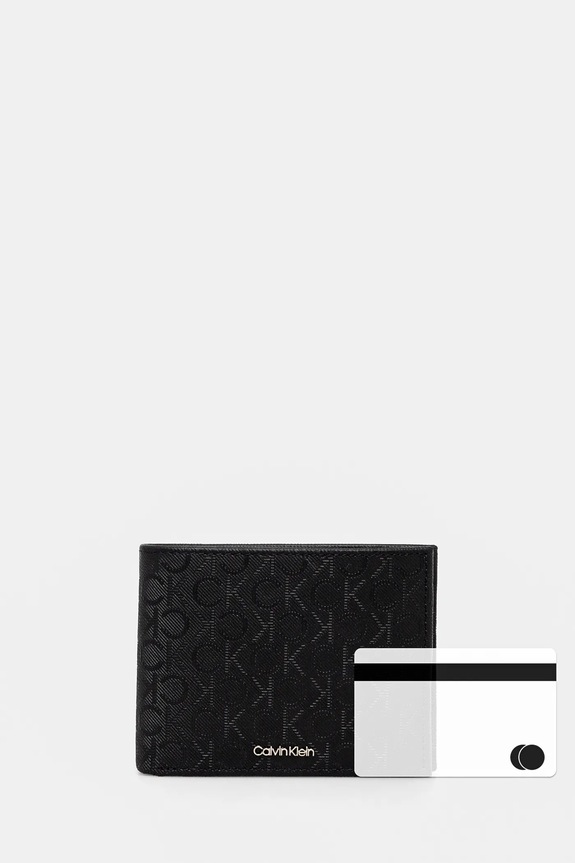 Kožni novčanik Calvin Klein K50K512684 crna