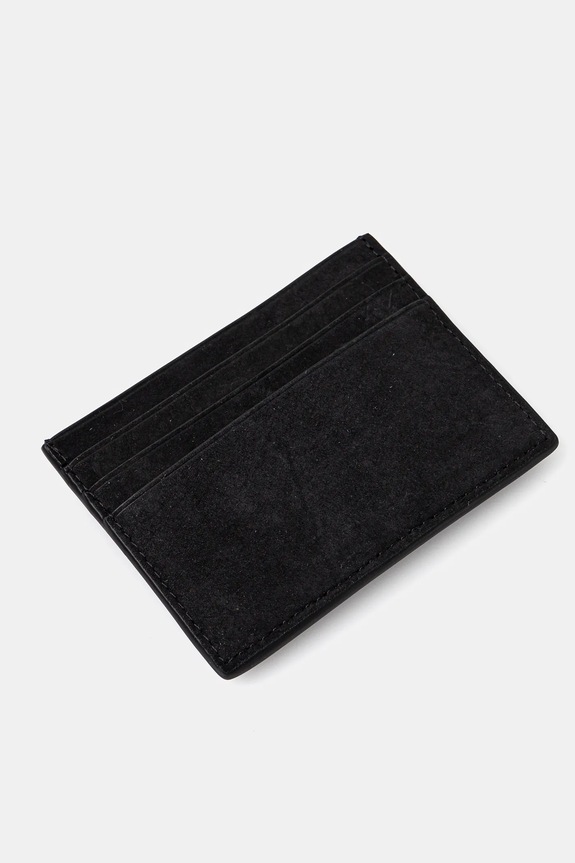 Calvin Klein custodia per carte di credito in nubuck K50K512791 nero SS25