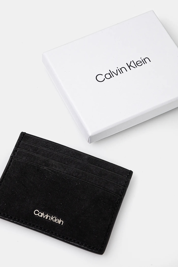 Accessori Calvin Klein custodia per carte di credito in nubuck K50K512791 nero