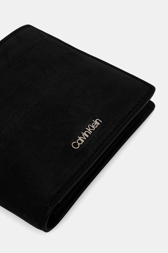 Кожен портфейл Calvin Klein K50K512793 черен SS25