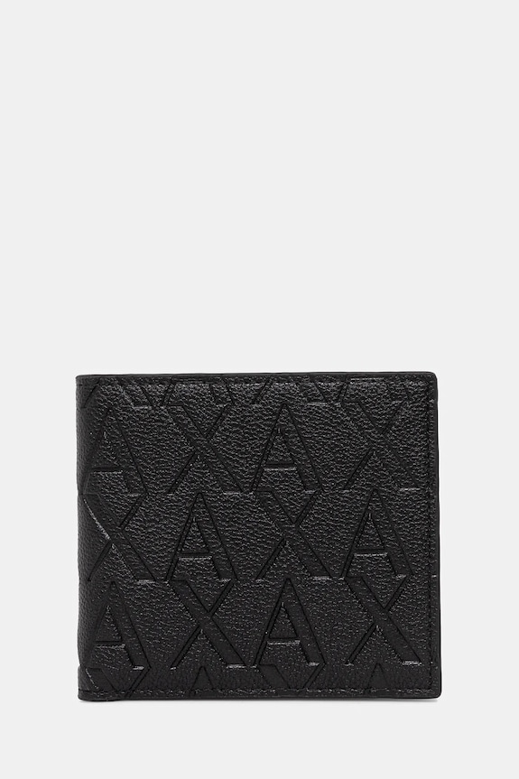 Peňaženka Armani Exchange jemný vzor čierna XM000167.AF12133.NOS