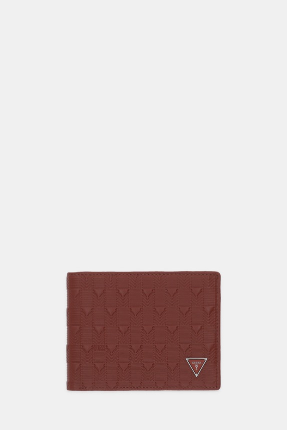 Guess portofel de piele MADRID piele rosu SMMADL.LEA20