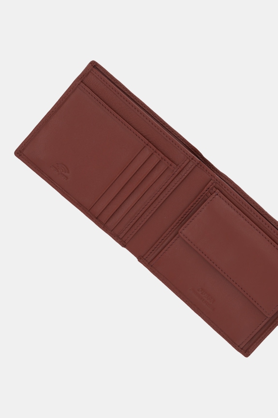 Accesorii Guess portofel de piele MADRID SMMADL.LEA20 rosu