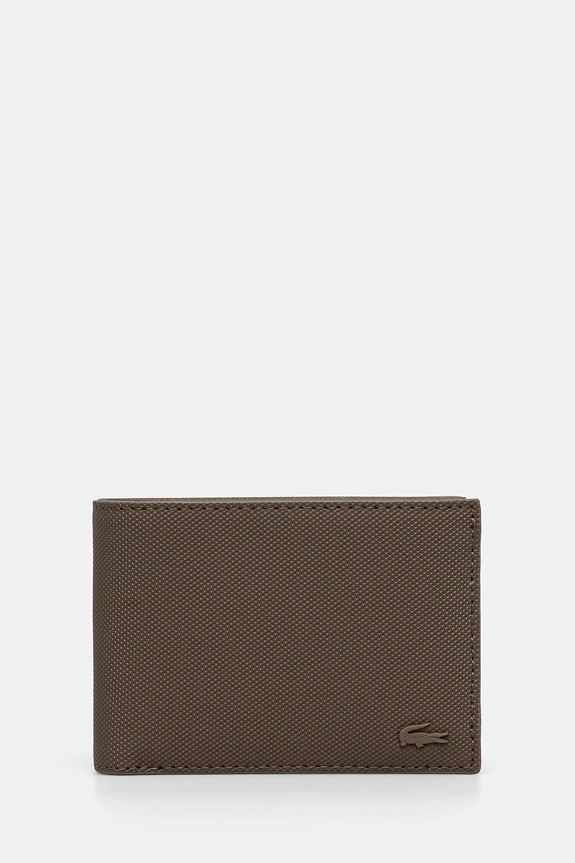 Novčanik Lacoste bez uzorka smeđa NH4419HC