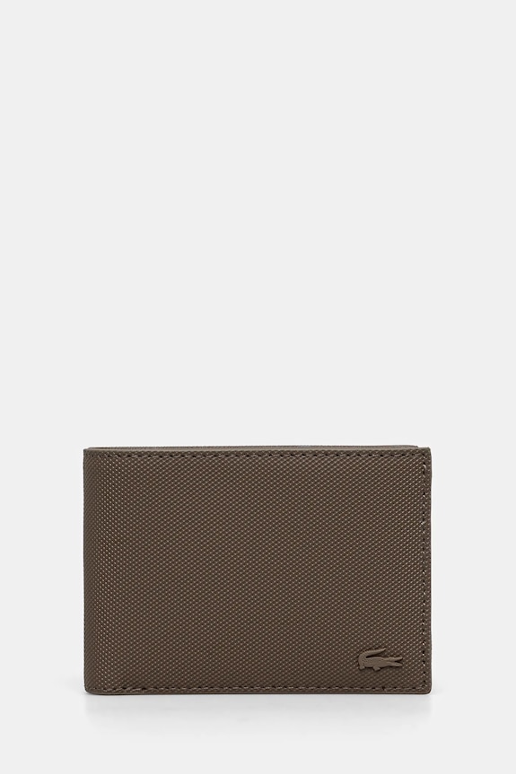 Novčanik Lacoste bez uzorka smeđa NH4419HC