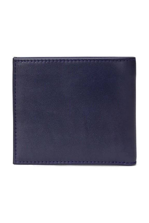 Kožená peněženka Polo Ralph Lauren 405962466 námořnická modř SS25