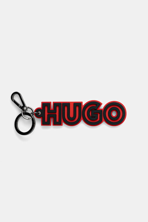 HUGO kártyatok + kulcstartó 50542209 fekete