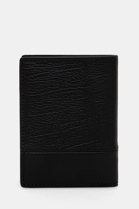 Akcesoria Calvin Klein portfel skórzany K50K512921 czarny