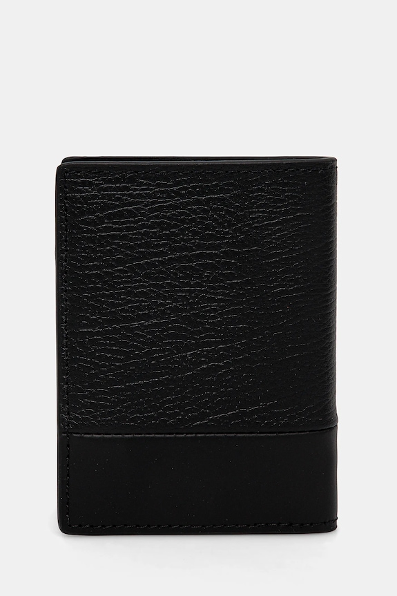 Akcesoria Calvin Klein portfel skórzany K50K512921 czarny