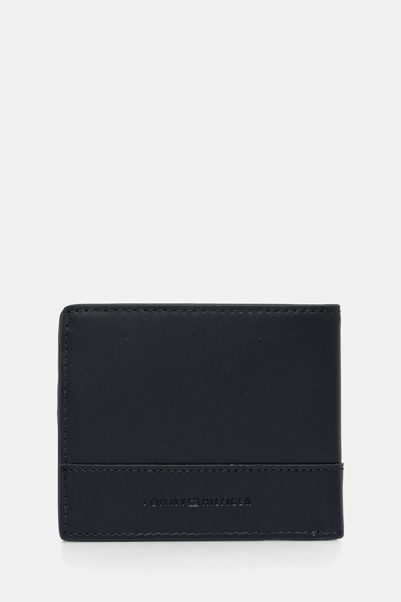 Tommy Hilfiger portfel skórzany AM0AM13244 granatowy SS25