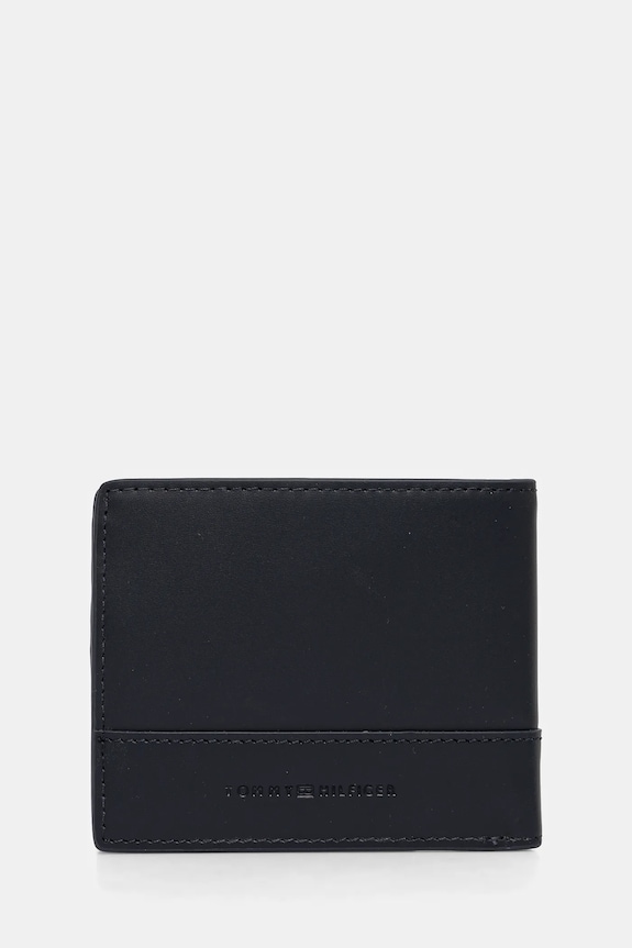Tommy Hilfiger portfel skórzany AM0AM13244 granatowy SS25