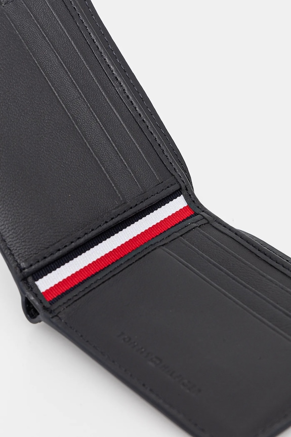 Akcesoria Tommy Hilfiger portfel skórzany AM0AM13244 granatowy