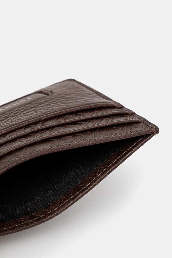 Akcesoria Tommy Hilfiger etui na karty skórzane AM0AM13250 brązowy