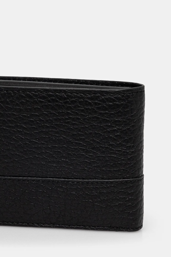 Δερμάτινο πορτοφόλι Guess BARCELLONA SMBAGR.LEA24 μαύρο AW25