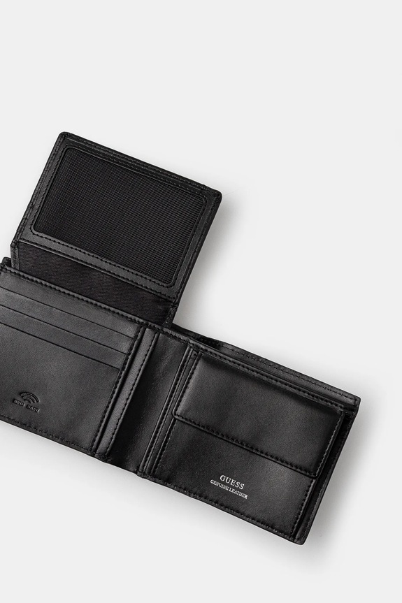 Αξεσουάρ Δερμάτινο πορτοφόλι Guess BARCELLONA SMBAGR.LEA24 μαύρο