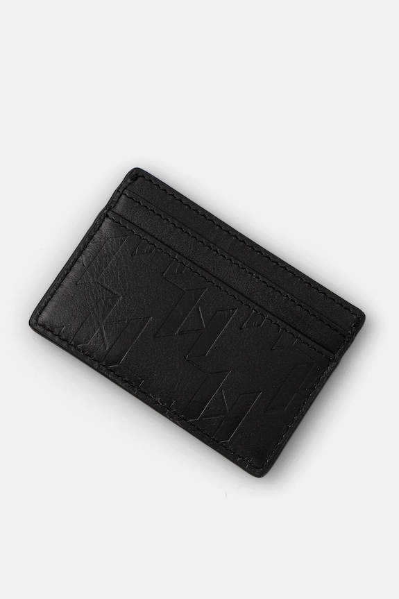 Karl Lagerfeld usnjen etui za kartice K/LOOM A1M32098 črna AA00