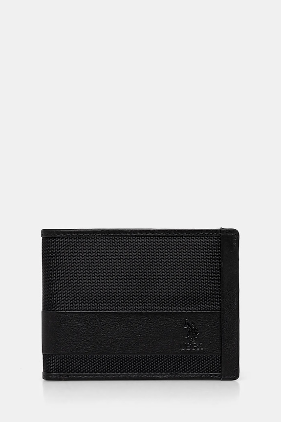Peněženka U.S. Polo Assn. Mallet hladký černá WEUMW2629MH9