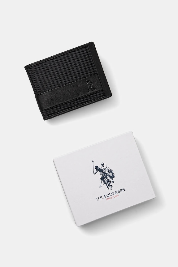 Peněženka U.S. Polo Assn. Mallet černá WEUMW2629MH9