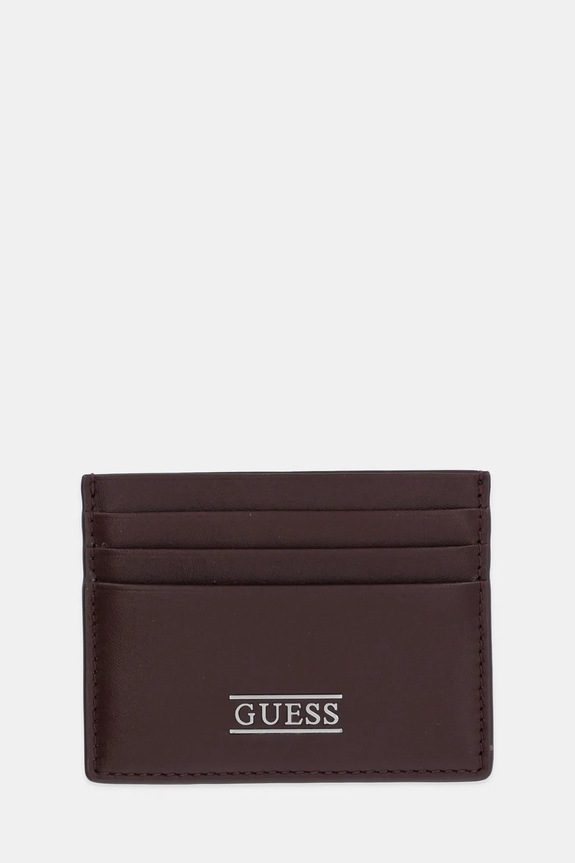 Πορτοφόλι Guess NEW BOSTON καφέ SMNEBR.LEA25