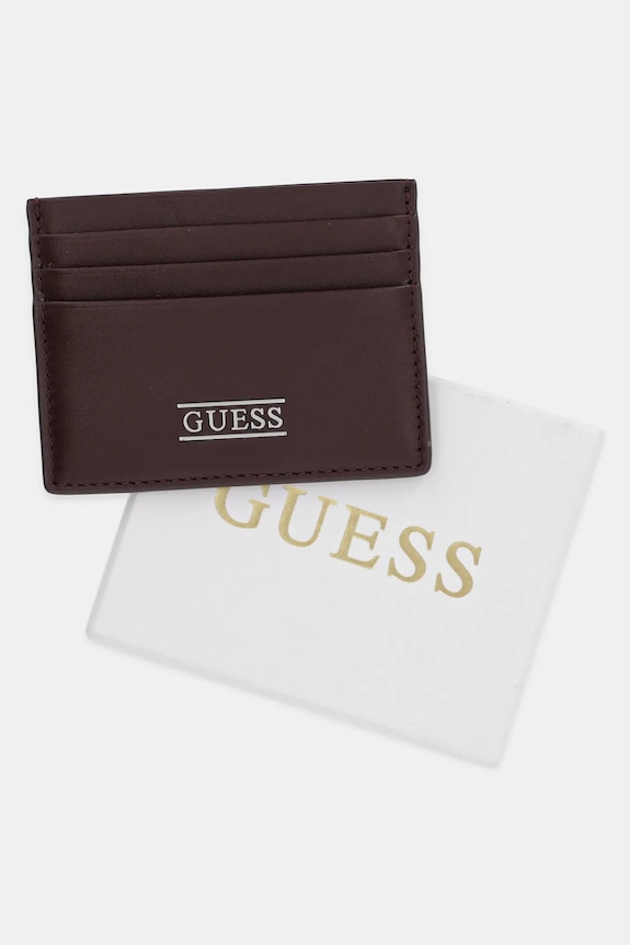 Πορτοφόλι Guess NEW BOSTON καφέ SMNEBR.LEA25