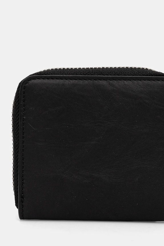 Αξεσουάρ Δερμάτινο πορτοφόλι Y-3 Crinkle Leather Wallet JD2895 μαύρο