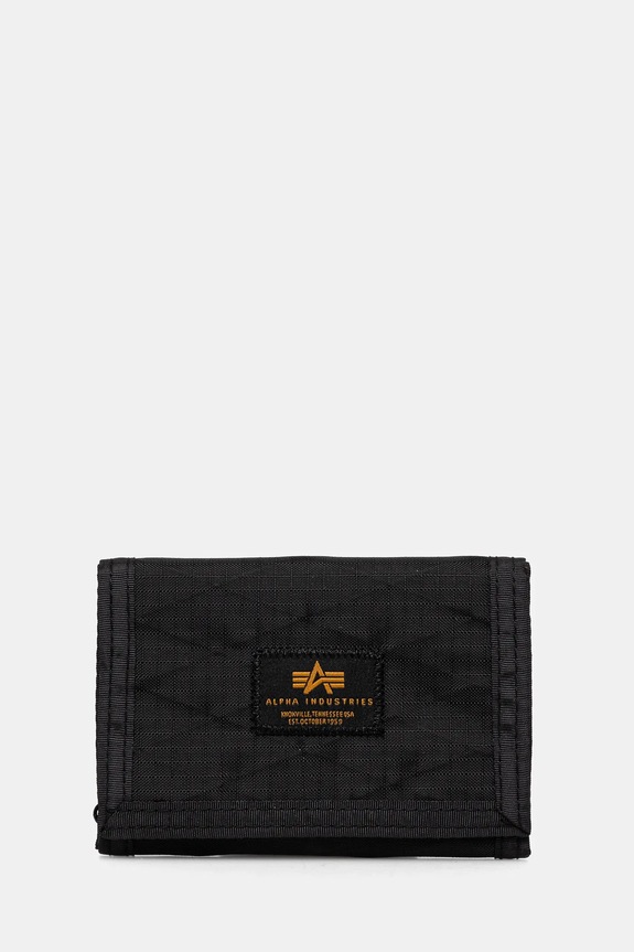 Alpha Industries pénztárca Combat Label Wallet apró mintás fekete 156951