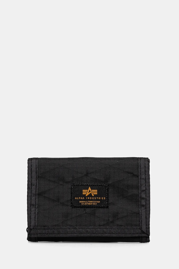 Alpha Industries pénztárca Combat Label Wallet apró mintás fekete 156951