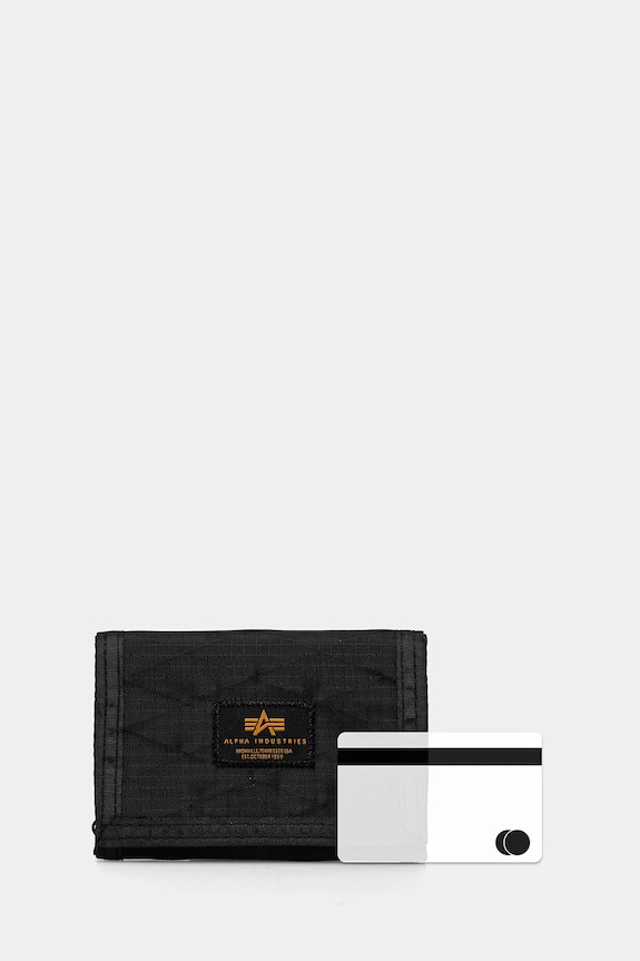 Alpha Industries pénztárca Combat Label Wallet 156951 fekete