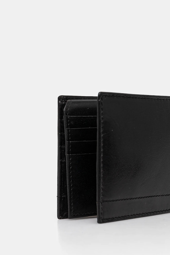 Accesorii U.S. Polo Assn. portofel de piele Sti.H Wallet AIUS82353MHA negru