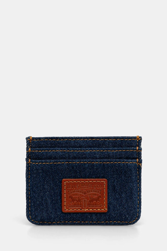 Levi's portacarte applique blu navy 0020B.0000