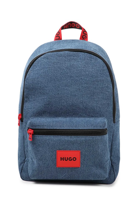 Παιδικό σακίδιο HUGO υφασμάτινο μπλε G00316