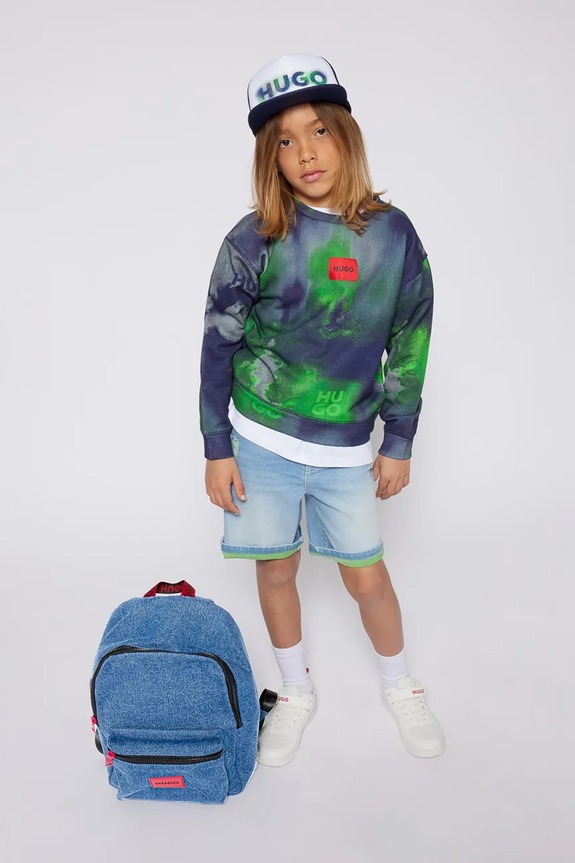 Παιδικό σακίδιο HUGO G00316 μπλε
