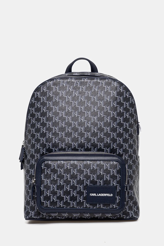 Ruksak Karl Lagerfeld K/VOYAGE imitácia kože tmavomodrá A1W30188
