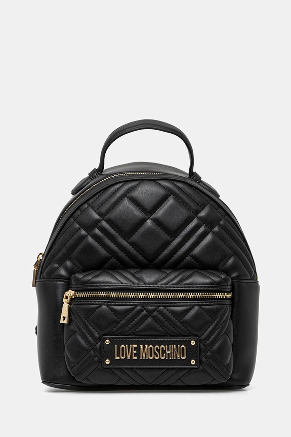 Batoh Love Moschino nášivka černá JC4148PP1