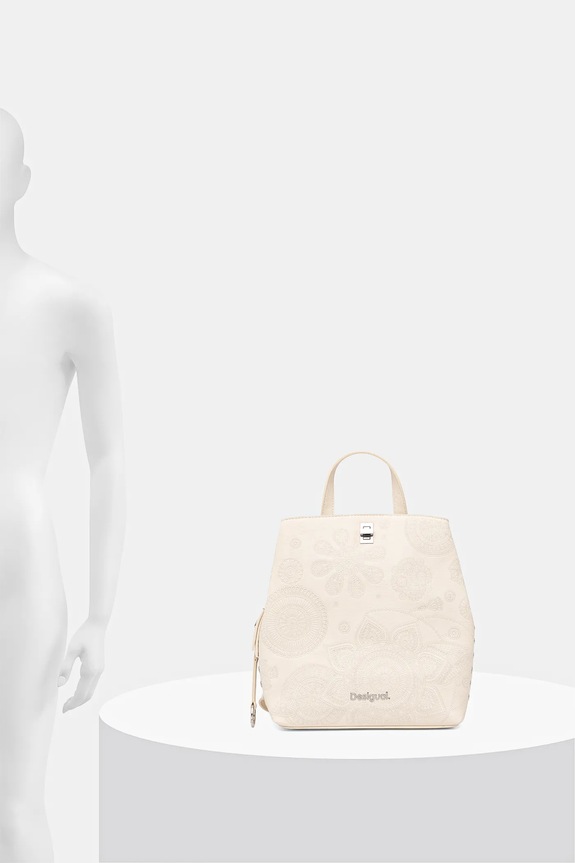 Desigual rucsac DEJAVU SUMY MINI ECRU 25SAKP28