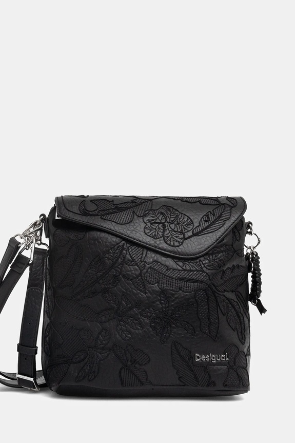 Desigual zaino JOLIE JERSEY applique nero 25SAKP48