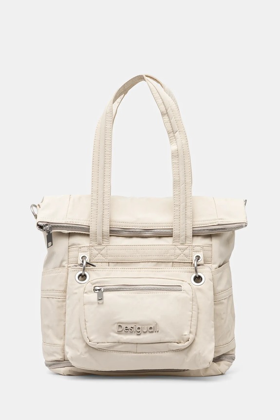 Desigual plecak BASIC MODULAR VO mieści A4 beżowy 25SAKY08