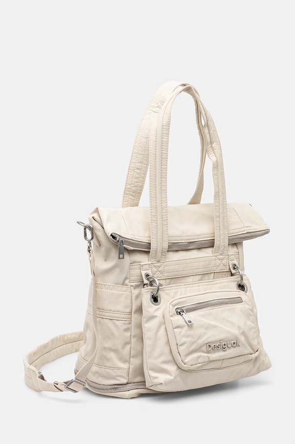 Desigual plecak BASIC MODULAR VO 25SAKY08 beżowy SS25