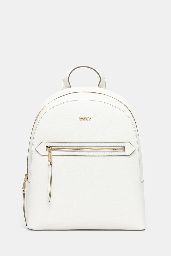 Dkny plecak skórzany skóra licowa biały R51K3J33