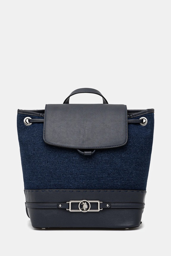 Σακίδιο πλάτης U.S. Polo Assn. Marple υφασμάτινο σκούρο μπλε BEUQM8640WC2