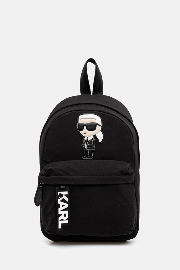 Παιδικό σακίδιο Karl Lagerfeld υφασμάτινο μαύρο Z30406