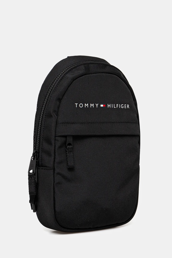 Παιδικό σακίδιο Tommy Hilfiger AU0AU01895.PPYA μαύρο SS25