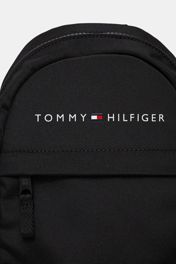 Παιδικό σακίδιο Tommy Hilfiger μαύρο AU0AU01895.PPYA