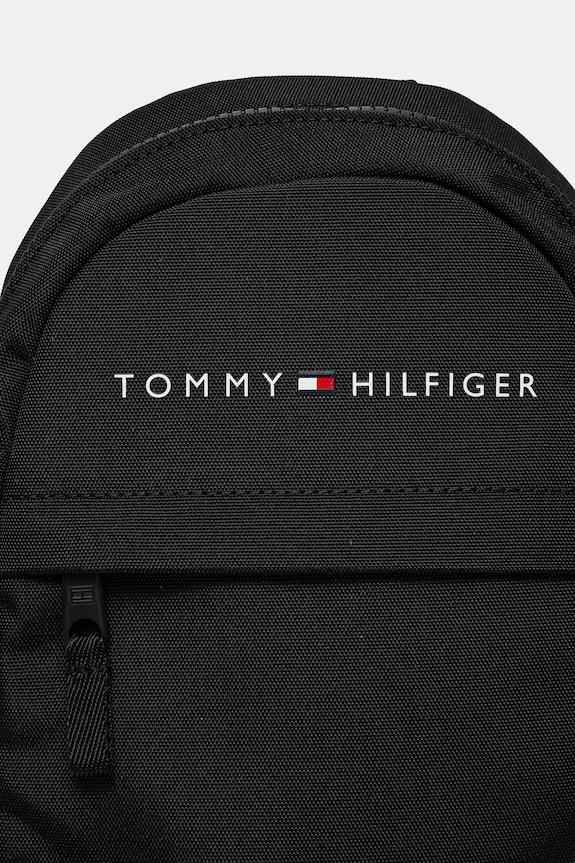 Παιδικό σακίδιο Tommy Hilfiger μαύρο AU0AU01895.PPYA