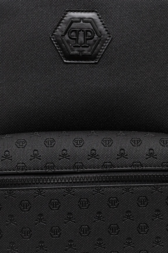 Кожаный рюкзак Philipp Plein SAEA.MBA1458.PLE010N чёрный