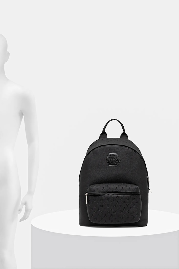 Кожаный рюкзак Philipp Plein SAEA.MBA1458.PLE010N