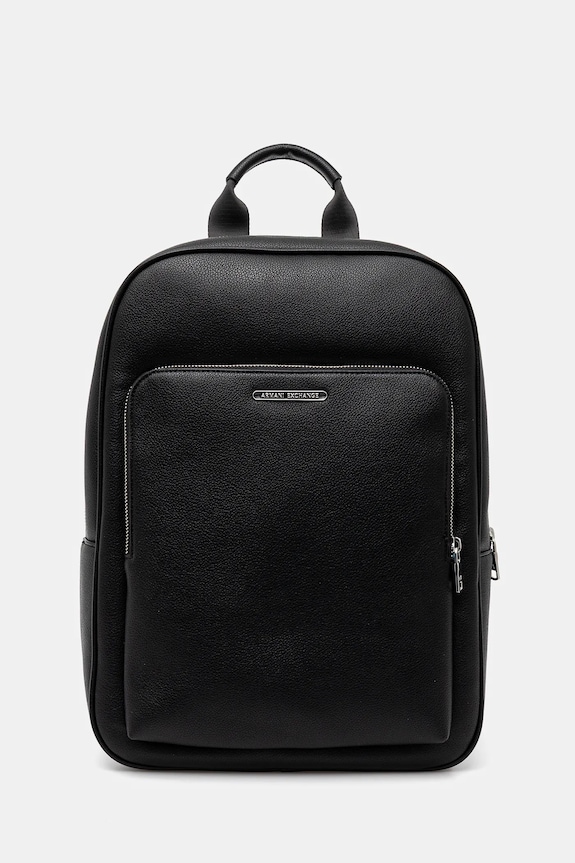 Nahrbtnik Armani Exchange Imitacija zrnatega usnja črna XM000241.AF12134
