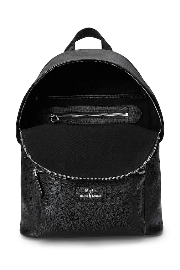 Polo Ralph Lauren ghiozdan de piele negru 405962456