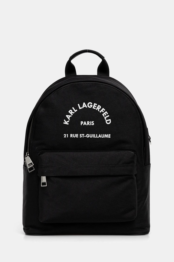 Karl Lagerfeld rucsac K/RSG incape in A4 negru A1M30099